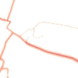 Daytime road noise heatmap for LE7 3QD