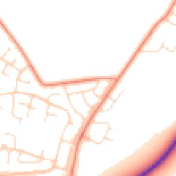 Daytime road noise heatmap for LE7 3QW