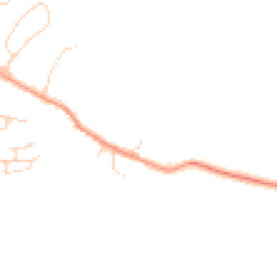 Daytime road noise heatmap for LE7 3TZ