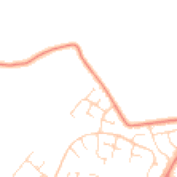 Daytime road noise heatmap for LE7 3WS