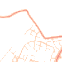 Daytime road noise heatmap for LE7 3WW