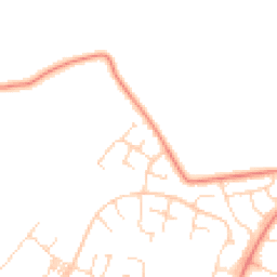 Daytime road noise heatmap for LE7 3WZ