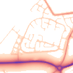 Daytime road noise heatmap for LE7 3ZP