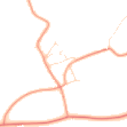 Daytime road noise heatmap for LE7 4UP