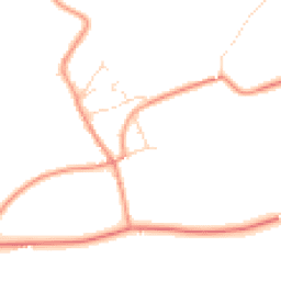 Daytime road noise heatmap for LE7 4UT