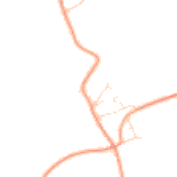 Daytime road noise heatmap for LE7 4UU