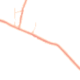 Daytime road noise heatmap for LE7 4WF