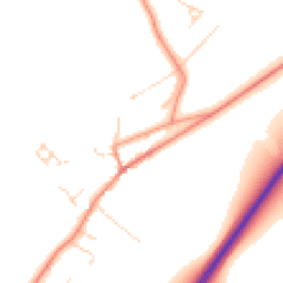 Daytime road noise heatmap for LE7 4YB