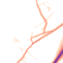 Daytime road noise heatmap for LE7 4YE