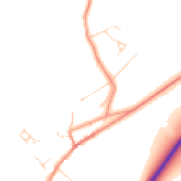 Daytime road noise heatmap for LE7 4YF