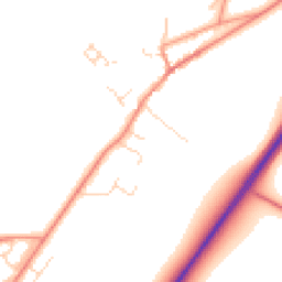 Daytime road noise heatmap for LE7 4YU