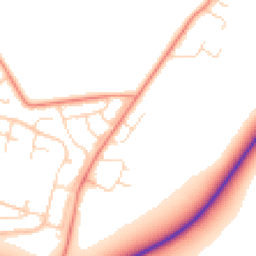 Daytime road noise heatmap for LE7 4ZF