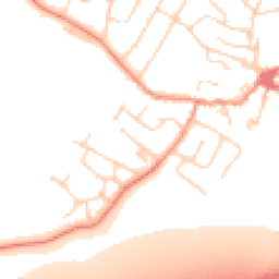 Daytime road noise heatmap for LE7 7FA