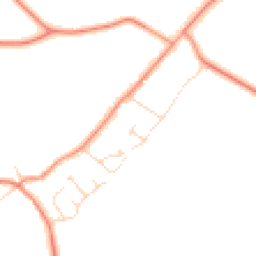 Daytime road noise heatmap for LE7 7GF