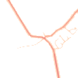Daytime road noise heatmap for LE7 7GJ