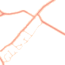 Daytime road noise heatmap for LE7 7GP