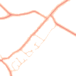 Daytime road noise heatmap for LE7 7GS
