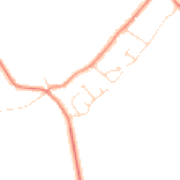 Daytime road noise heatmap for LE7 7HA