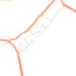 Daytime road noise heatmap for LE7 7HJ