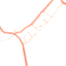 Daytime road noise heatmap for LE7 7HN