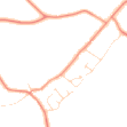 Daytime road noise heatmap for LE7 7HT