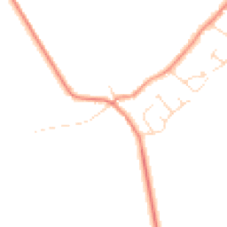 Daytime road noise heatmap for LE7 7HU