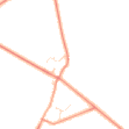 Daytime road noise heatmap for LE7 7JP