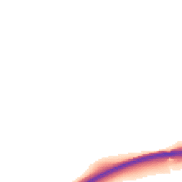 Night-time road noise heatmap for LE7 7JQ