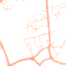 Daytime road noise heatmap for LE7 7RQ