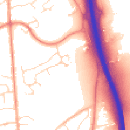 Daytime road noise heatmap for LE7 7WF