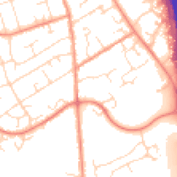 Daytime road noise heatmap for LE7 7XT