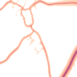 Daytime road noise heatmap for LE7 9AA