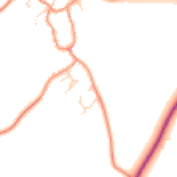 Daytime road noise heatmap for LE7 9AZ