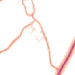 Daytime road noise heatmap for LE7 9DY