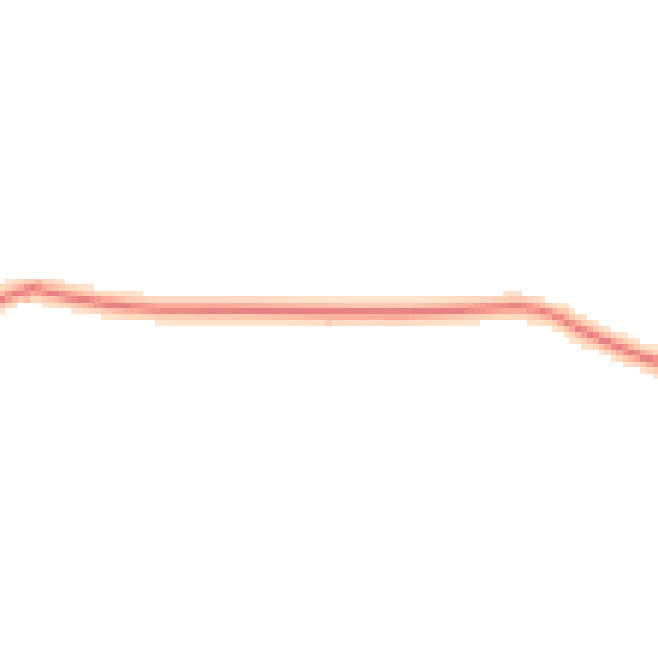 Daytime road noise heatmap for LE7 9EH