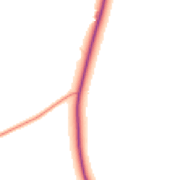 Daytime road noise heatmap for LE7 9EL