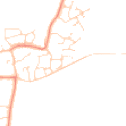 Daytime road noise heatmap for LE7 9FW