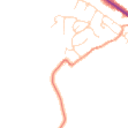 Daytime road noise heatmap for LE7 9GL