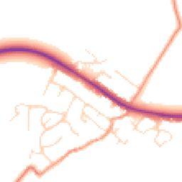 Daytime road noise heatmap for LE7 9HJ