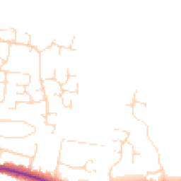 Daytime road noise heatmap for LE7 9HZ