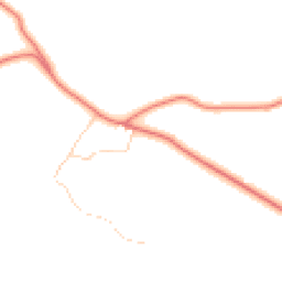Daytime road noise heatmap for LE7 9JP