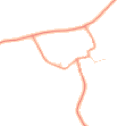 Daytime road noise heatmap for LE7 9JT