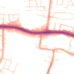 Daytime road noise heatmap for LE7 9NP