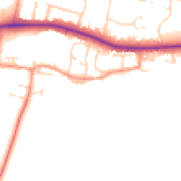 Daytime road noise heatmap for LE7 9PQ