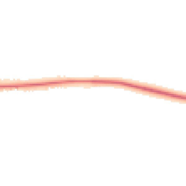 Night-time road noise heatmap for LE7 9RY
