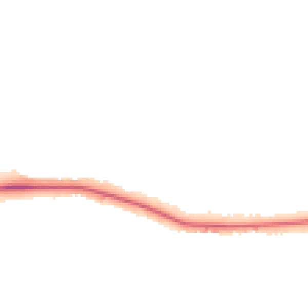 Night-time road noise heatmap for LE7 9SR