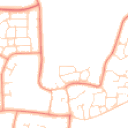 Daytime road noise heatmap for LE7 9SY