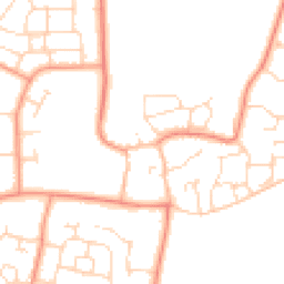 Daytime road noise heatmap for LE7 9TD