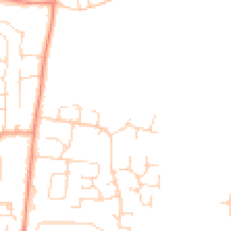 Daytime road noise heatmap for LE7 9WJ