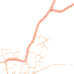 Daytime road noise heatmap for LE7 9XS